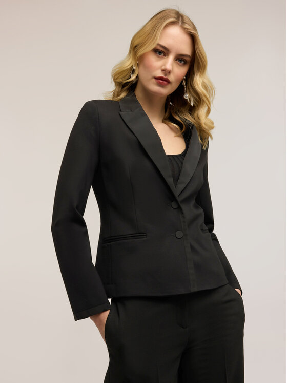 Motivi Motivi Giacca da abito Q058Q001075N033 Nero Regular Fit