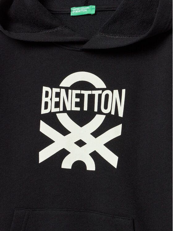 United Colors Of Benetton United Colors Of Benetton Суитшърт 3J68C203N Черен Regular Fit