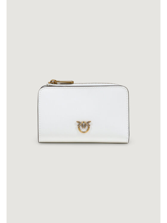 PINKO PINKO Portafoglio MINI WALLET VITELLO SETA Bianco