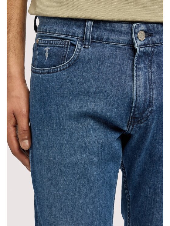 Trussardi Trussardi Jeansy P400H904833N0DI Niebieski Skin Fit