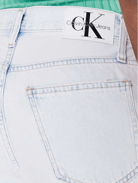 Calvin Klein Jeans Calvin Klein Jeans Jeansy J20J220859 Biały Mom Fit