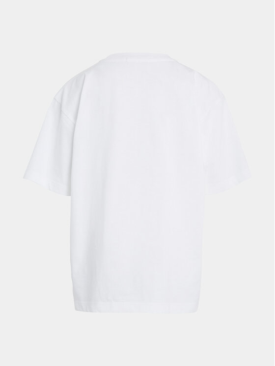 Calvin Klein Jeans Calvin Klein Jeans Tricou Inst Ck Aop IB0IB02106 Alb Boxy Fit