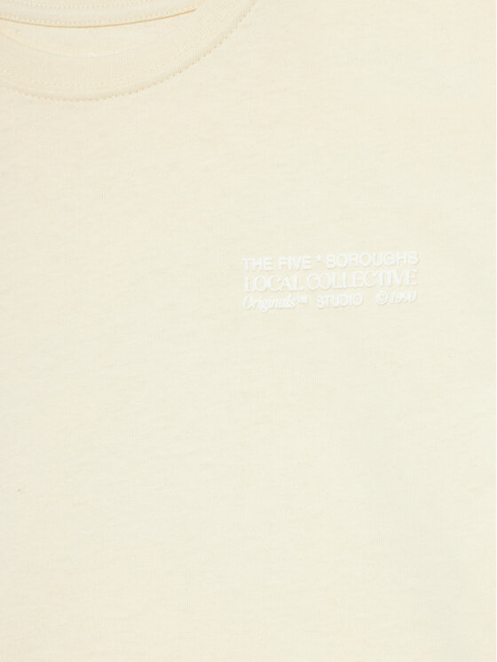 Jack&Jones Junior Jack&Jones Junior Tričko Brooklyn Graphic 12263183 Écru Relaxed Fit