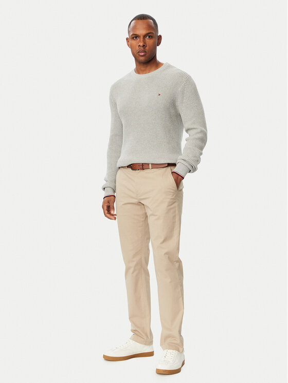 Tommy Hilfiger Tommy Hilfiger Пуловер MW0MW41516 Светлосив Regular Fit