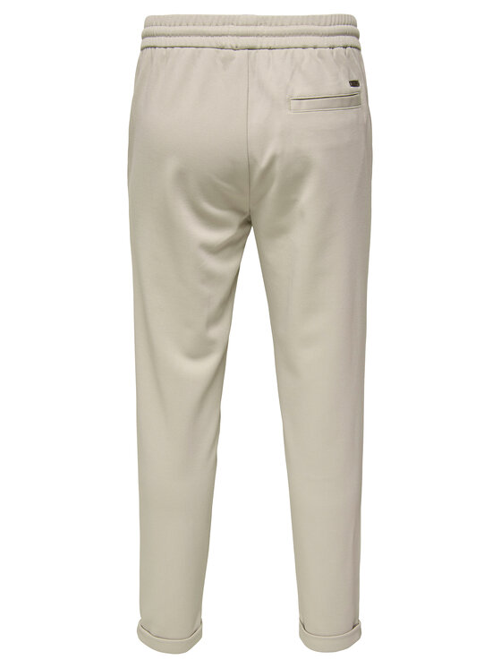Only & Sons Only & Sons Riidest püksid Linus 22029924 Beež Tapered Fit