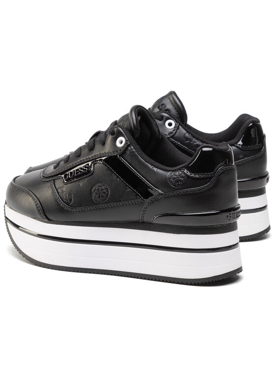 Guess Guess Sneakersy Hansin FL5HNS PEL12 Czarny