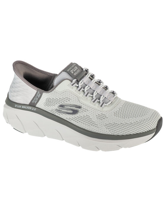 Skechers Skechers Sneakersy Skechers Slip-ins: D'Lux Walker 2.0 - Rezinate Szary