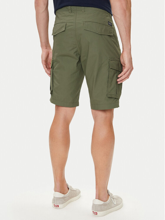 Petrol Industries Petrol Industries Pantaloncini di tessuto M-1050-SHO600 Verde Cargo Fit