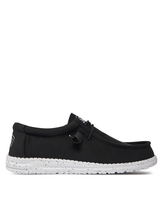 Hey Dude Hey Dude Μοκασίνια Wally Slub 40009-001 Μαύρο