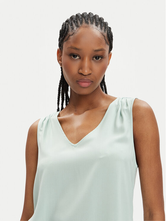 Vero Moda Vero Moda Bluzka Brit 10286648 Zielony Loose Fit