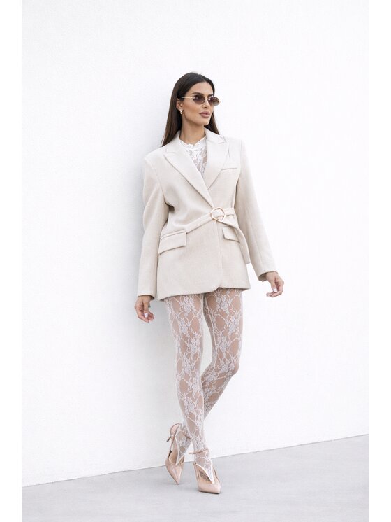 LilaLou LilaLou Legíny Sophia Biela Slim Fit