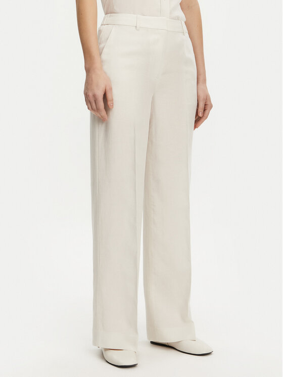 Calvin Klein Pantaloni palazzo Femei, Mărimea: 40, Bej, K20K208381