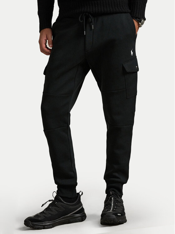 Polo Ralph Lauren Pantaloni trening 710980340003 Negru Regular Fit