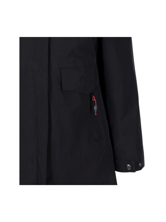 Trespass Trespass Kurtka przeciwdeszczowa Modesty Czarny Long Fit