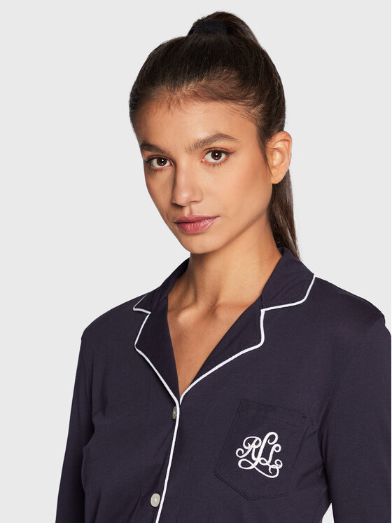 LAUREN RALPH LAUREN Lauren Ralph Lauren Pidžama I819950 Tamnoplava