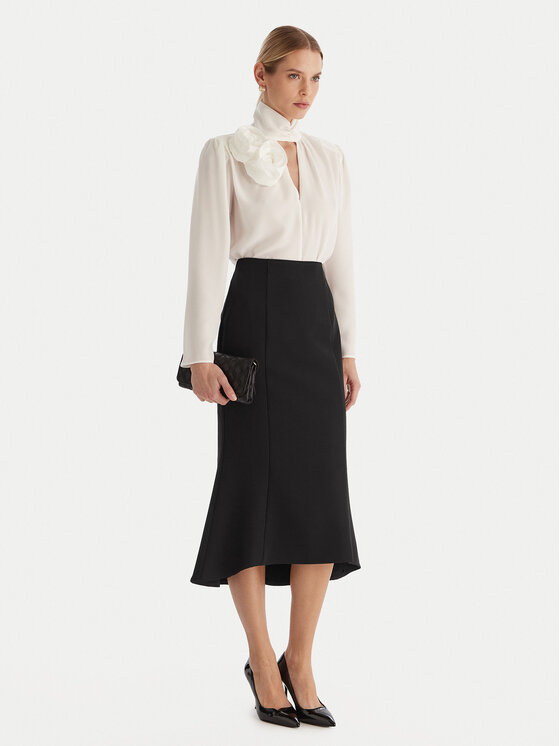 ACCESS FASHION ACCESS FASHION Midi sukně 54-6027-168 Černá Regular Fit