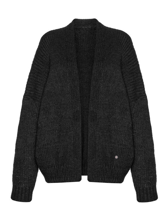 YOU by Tokarska YOU by Tokarska Kardigan akane Czarny Regular Fit