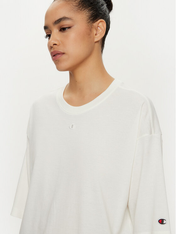 Champion Champion Majica 117537 Écru Loose Fit