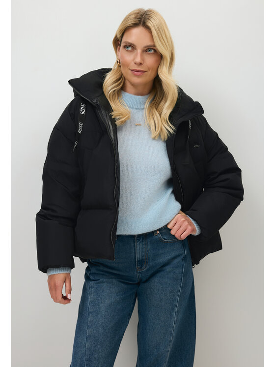 BIZUU BIZUU Kurtka puchowa YOKO PUFFER WINTER JACKET Czarny Standard Fit