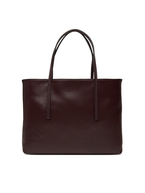 Calvin Klein Calvin Klein Torebka Emblem Aop Small Tote LV04F3267G Bordowy