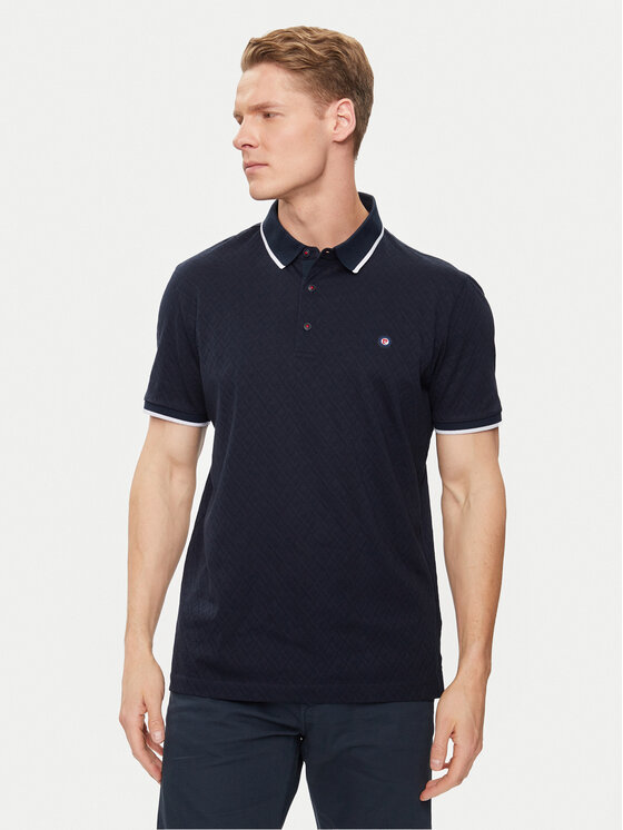 Pierre Cardin Polo C5 21274.2098 Tumši zils Regular Fit