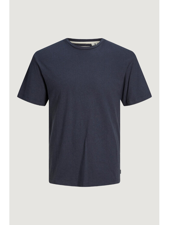 Jack&Jones Jack&Jones T-shirt JPRCC SOFT LINEN BLEND TEE SS SOLID LN Blu Shirt Fit