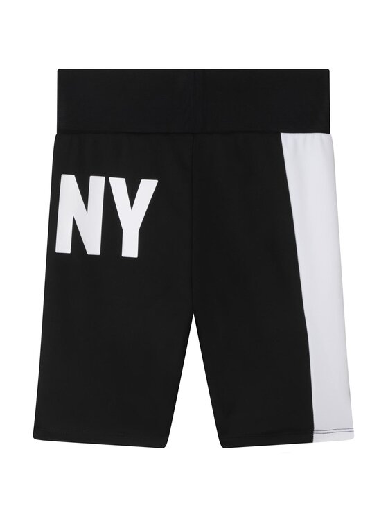DKNY DKNY Szorty sportowe D34A89 S Czarny Regular Fit