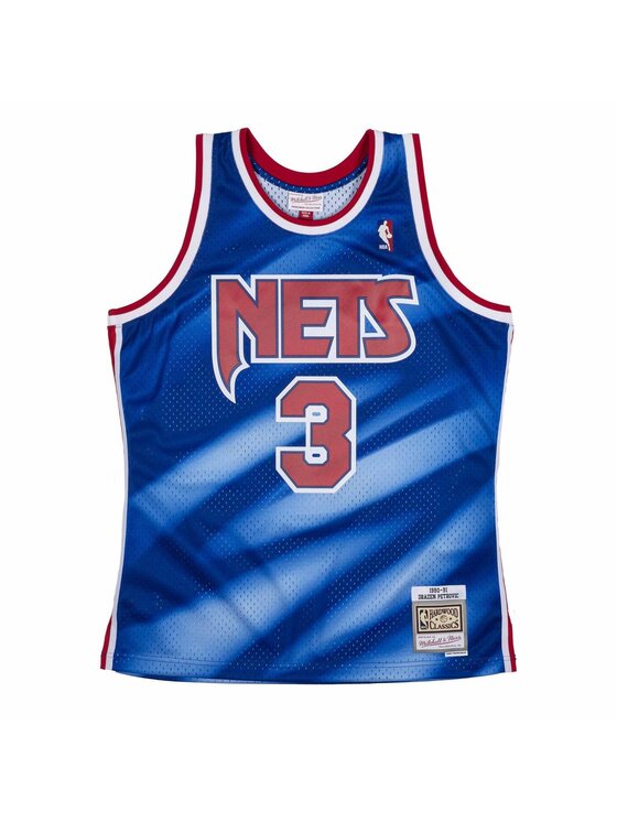 Mitchell & Ness Mitchell & Ness Tank top Nets Drazen Petrović Niebieski Standard Fit