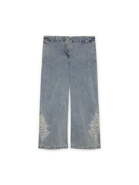 Fiorella Rubino Fiorella Rubino Jeans P598T004876N004 Turchese Cropp Fit
