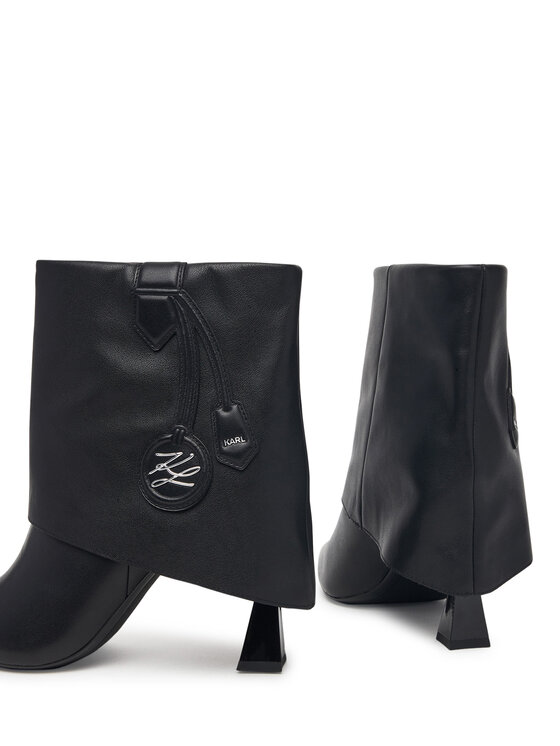 KARL LAGERFELD KARL LAGERFELD Botki Debutante KL32045A Czarny