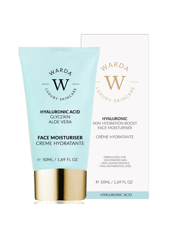 Krem na dzień Warda Skincare, KREM NAWILŻAJĄCY Z KWASEM HIALURONOWYM