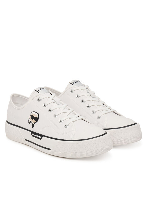 KARL LAGERFELD KARL LAGERFELD Teniși Kampus Max KL95025 Alb