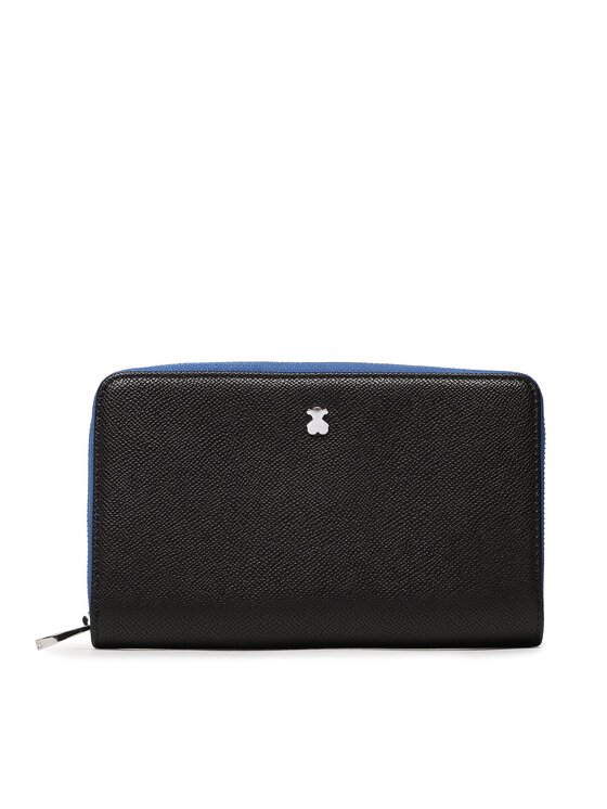 TOUS TOUS Голям дамски портфейл Billetera M. New Dubai Saf. 2001689851 Черен