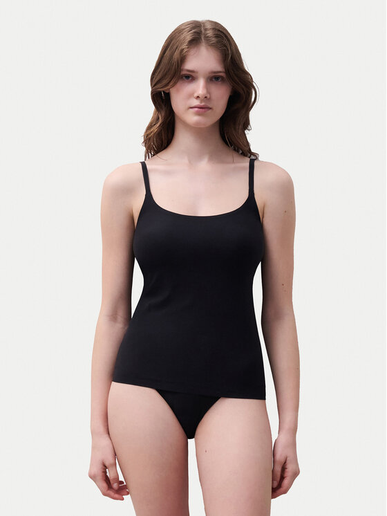 Chantelle Top Soft Stretch C10620 Czarny Slim Fit