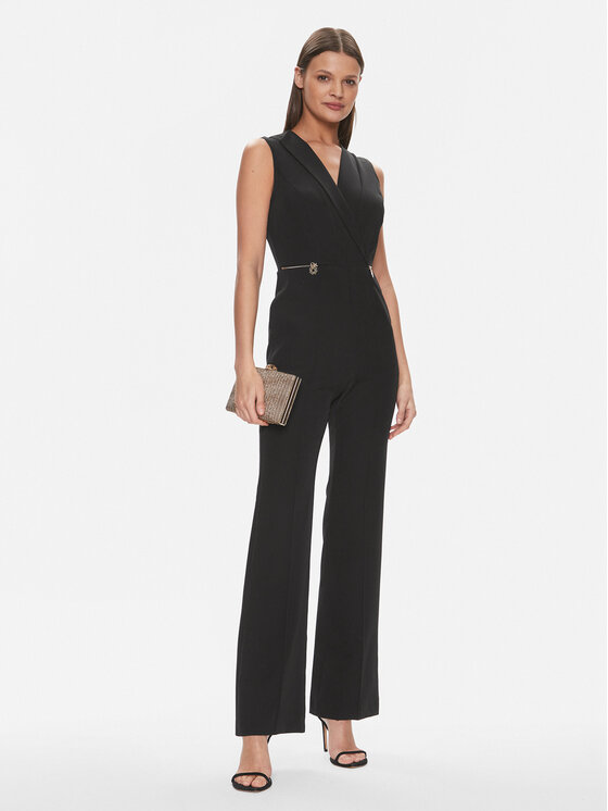 Rinascimento Rinascimento Salopetă CFC0117767003 Negru Regular Fit
