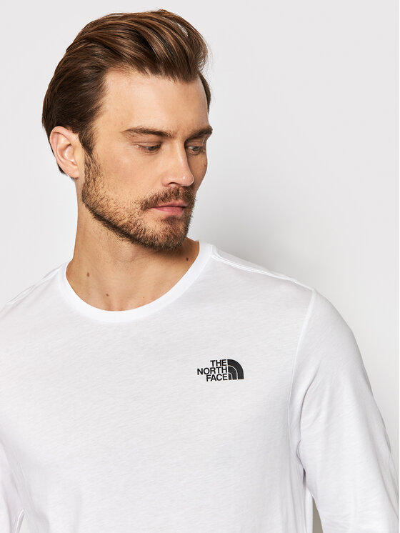 The North Face The North Face Hosszú ujjú Easy NF0A2TX1 Fehér Regular Fit