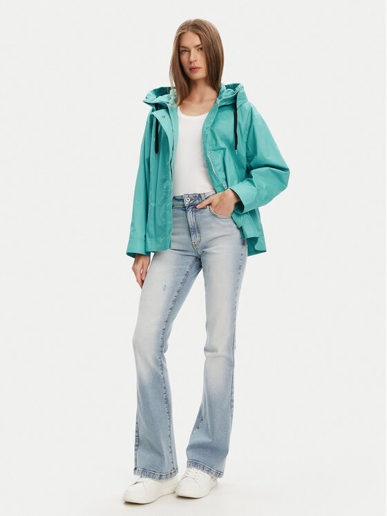 United Colors Of Benetton United Colors Of Benetton Átmeneti kabát 2OGZDN07S Zöld Relaxed Fit