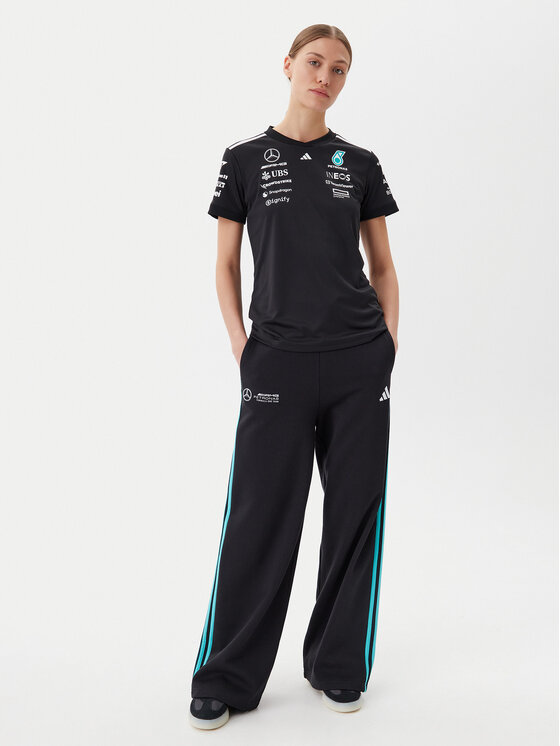 adidas adidas T-Shirt Mercedes - AMG Petronas Formula One Team Driver JW5362 Czarny Regular Fit