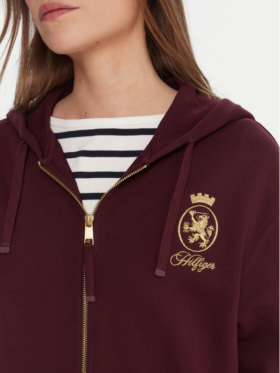 Tommy Hilfiger Tommy Hilfiger Jopa WW0WW46126 Bordo rdeča Regular Fit