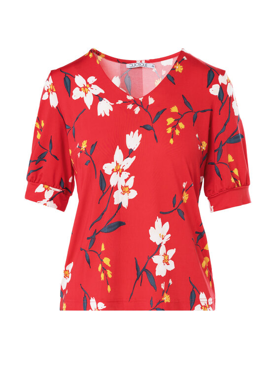 QUIOSQUE QUIOSQUE Blúzka CERISE BLOUSE Červená Regular Fit