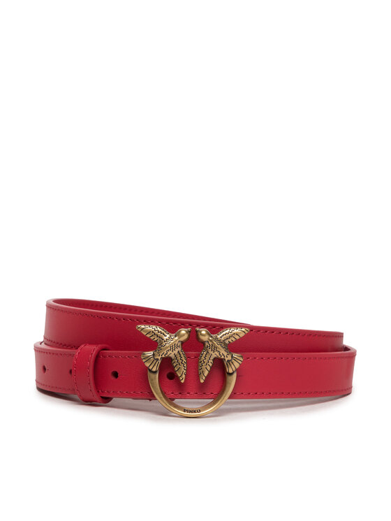 PINKO Pinko Dámský pásek Love Berry Hips Simply Belt H2 AI 21-22 PLT01 1H20X8 Y6XT Červená