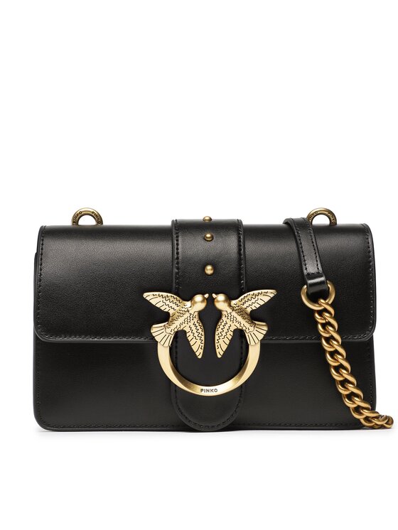 PINKO PINKO Rankinė Love One Mini Cl PE 23 PLTT 100059 A0F1 Juoda