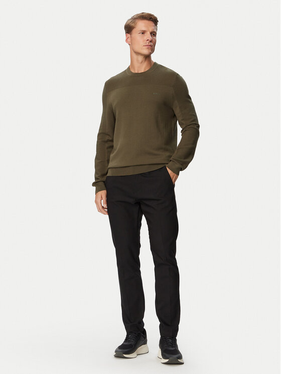 BOSS BOSS Pullover Momentum-X Cn 50547507 Khakifarben Regular Fit