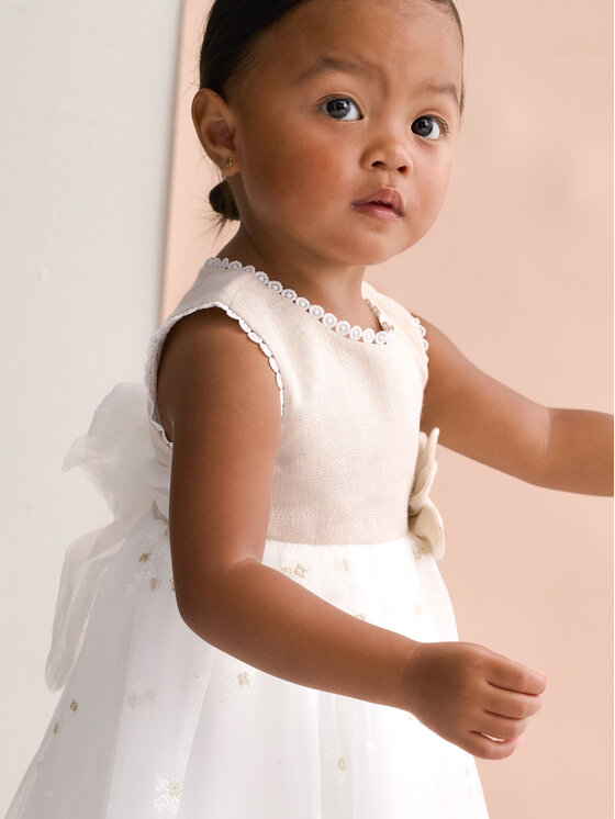 Abel & Lula Abel & Lula Elegantes Kleid 5001 Beige Regular Fit