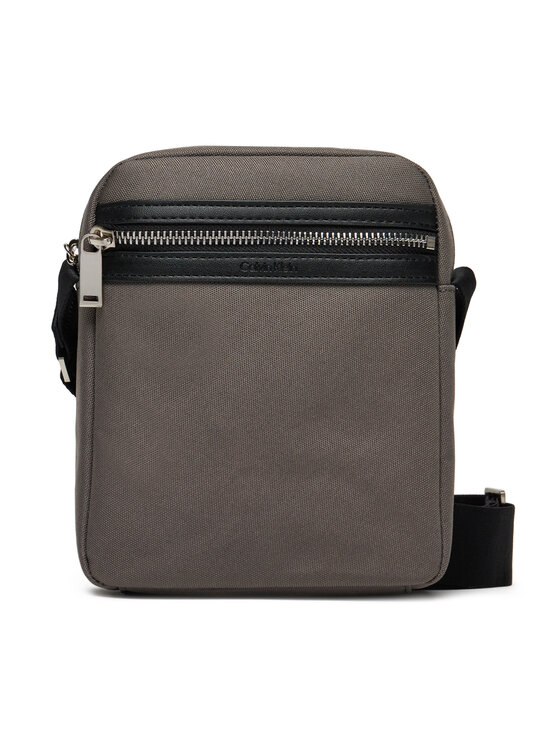 Geantă crossover Calvin Klein Contrast Reporter LV04D3175G Gri