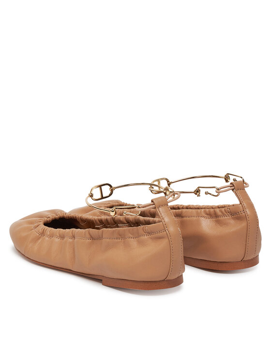 TWINSET TWINSET Балеринки 251TCP150 Кафяв