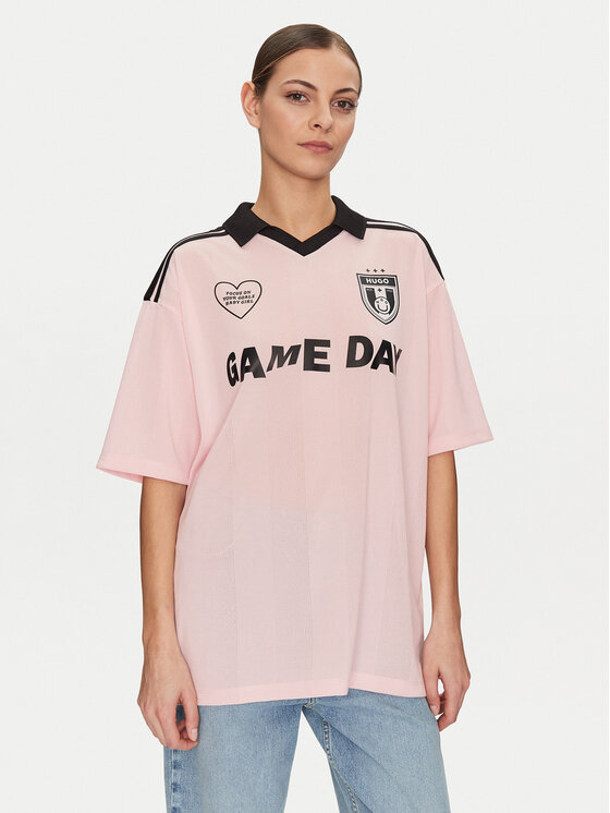 HUGO Tricou 50537456 Roz Relaxed Fit