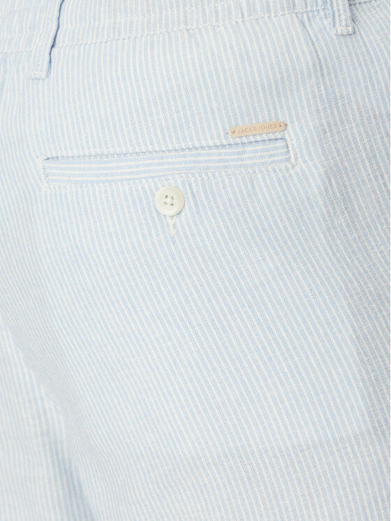 Jack&Jones Jack&Jones Kratke hlače iz tkanine Tace Mykonos 12269376 Svetlo modra Slim Fit