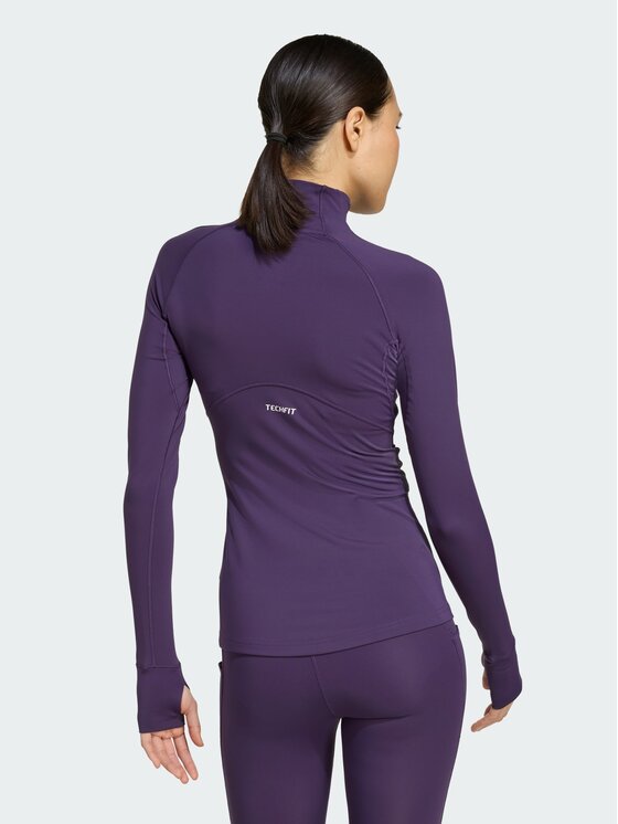 adidas adidas Koszulka techniczna Techfit COLD.RDY Fioletowy Slim Fit