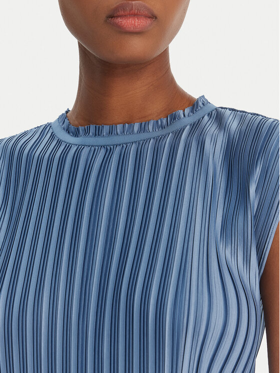 MAX&Co. MAX&Co. Bluzka 2616941023200 Niebieski Regular Fit